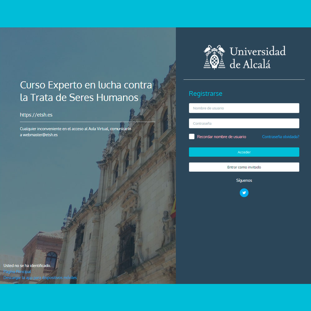 Curso lucha contra la Trata de Seres Humanos